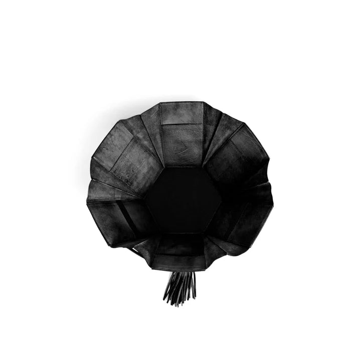 Evita XL Leather Embroidery Bag from Muud