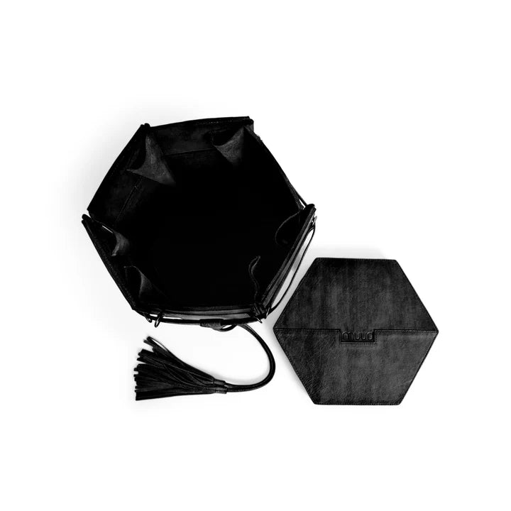 Evita XL Leather Embroidery Bag from Muud