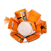 Evita XL Leather Embroidery Bag from Muud