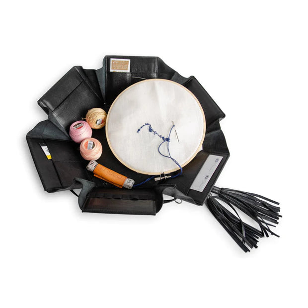 Evita Leather Embroidery case from Muud