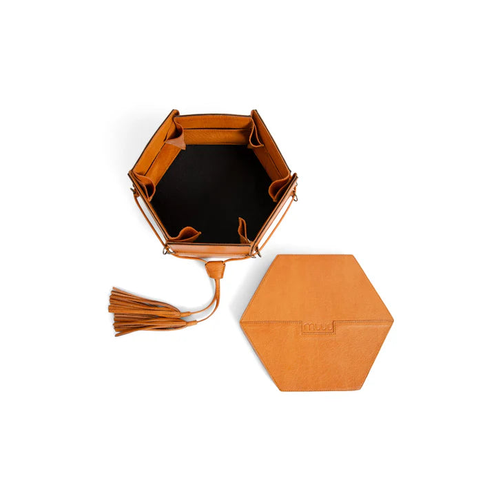 Evita Leather Embroidery case from Muud