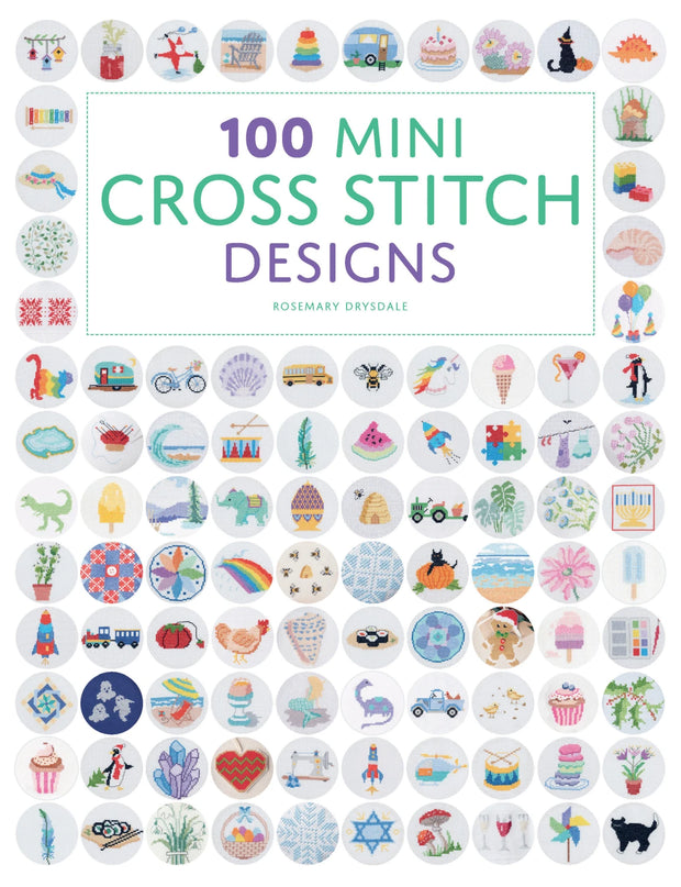 100 Mini Cross Stitch Designs by Rosemary Drysdale