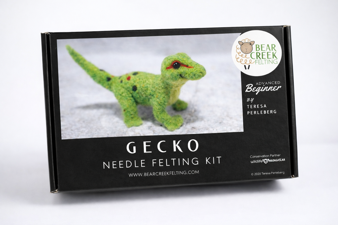 Bear Creek Felting - Felting Kits - Gecko