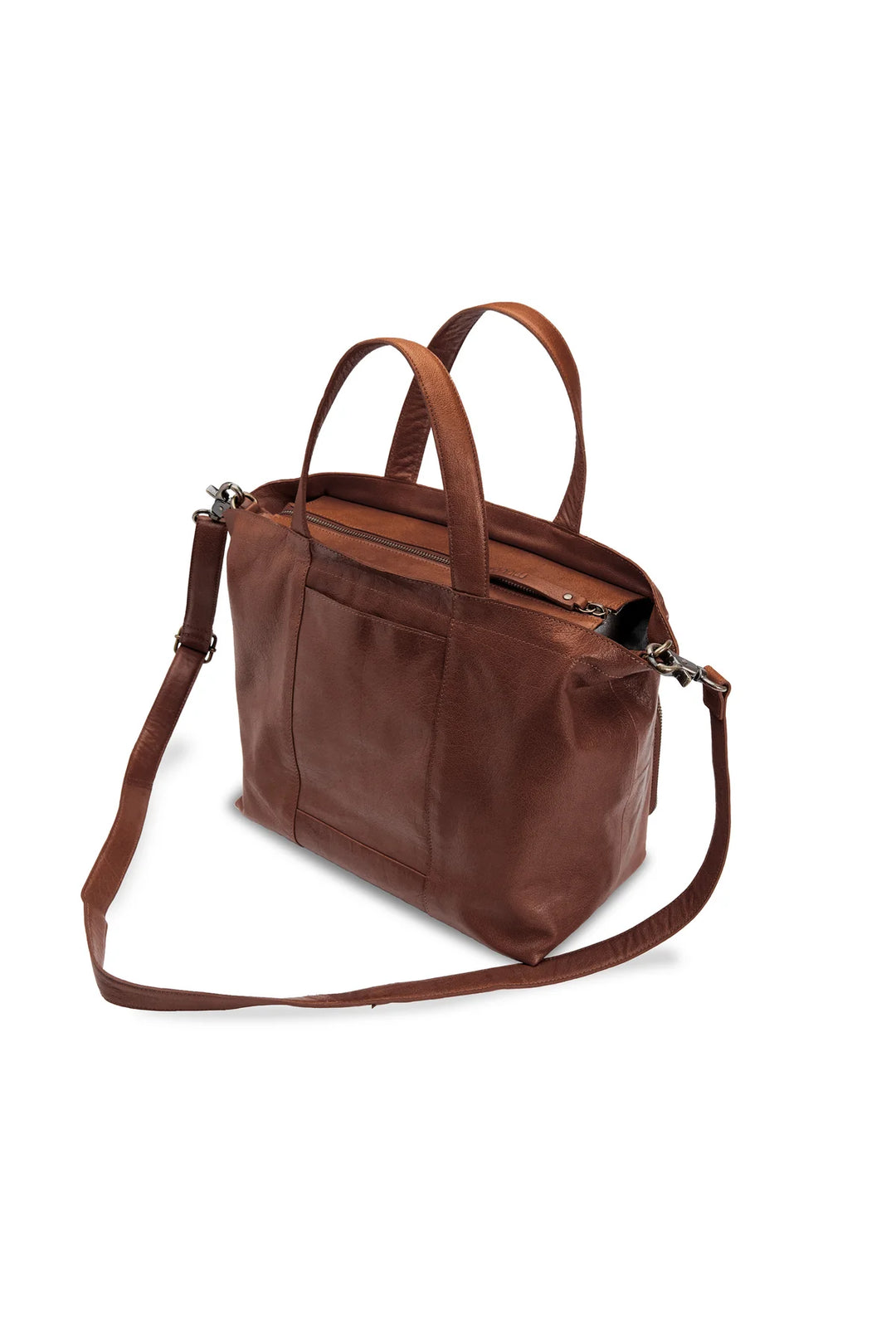 Hiba with Zipper Leather Project Bag from Muud