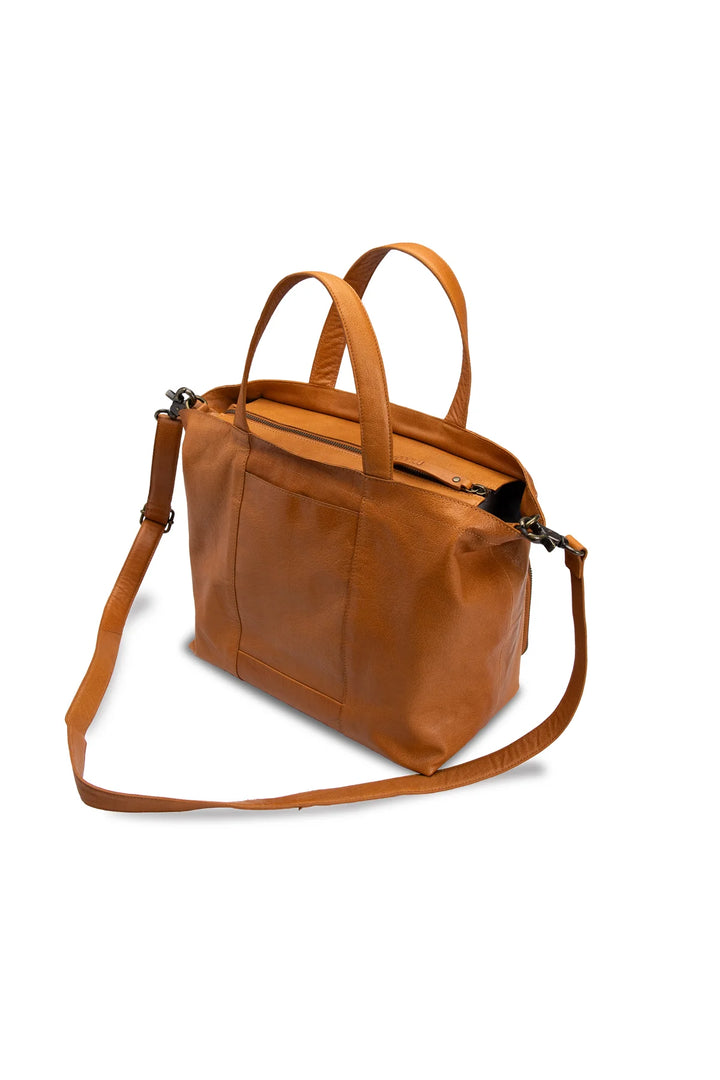 Hiba with Zipper Leather Project Bag from Muud