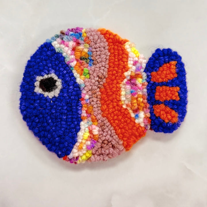 Colorful Fish Punch Needle Class with Kazuko Stone - Saturday, Oct 17th!