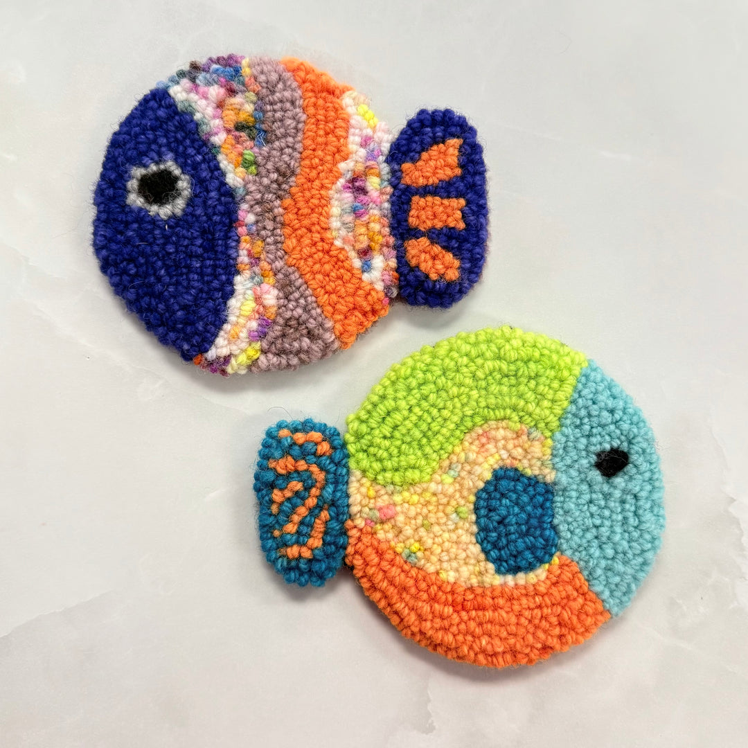 Colorful Fish Punch Needle Class with Kazuko Stone - Saturday, Oct 17th!