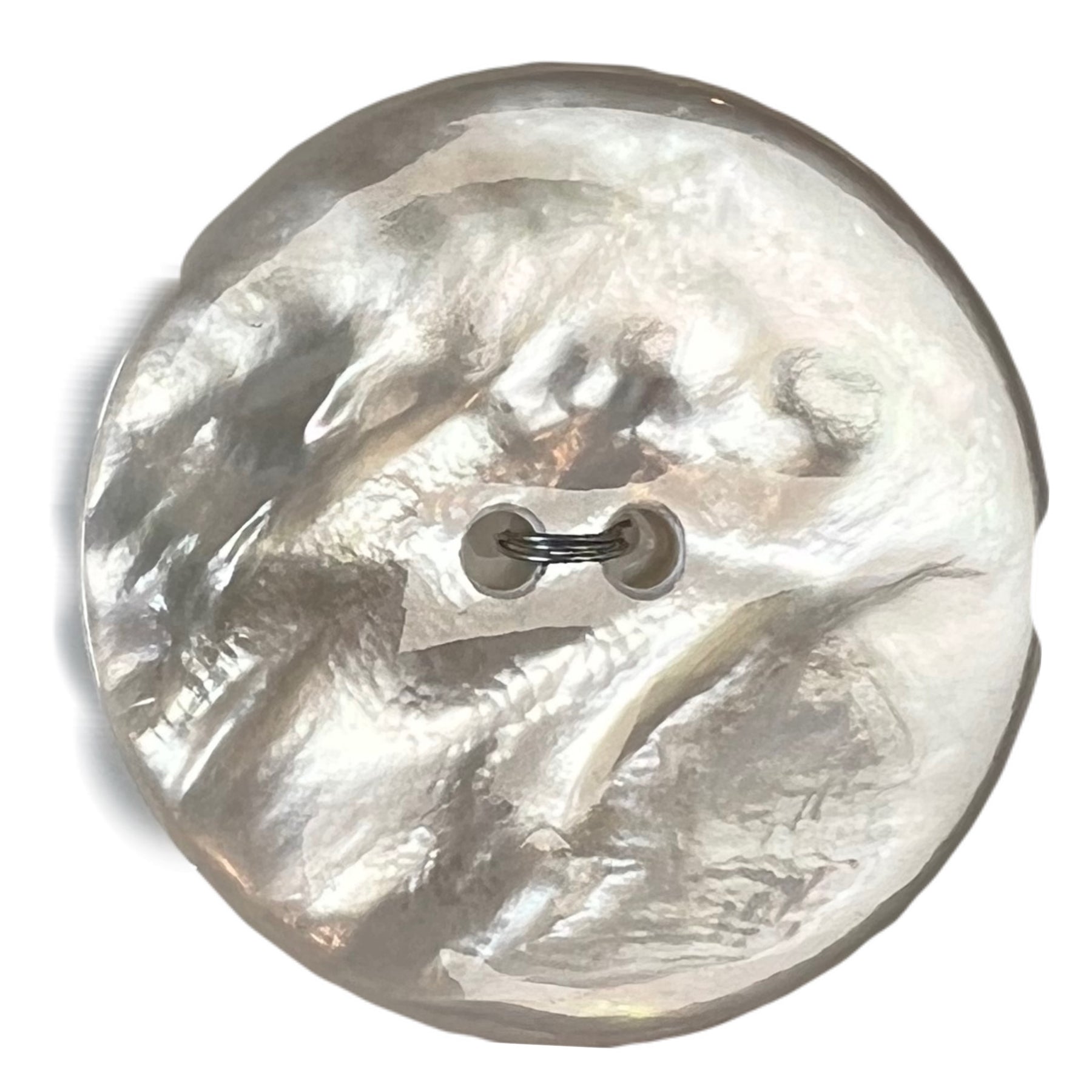 Natural Pearl Buttons with 2 holes – Icon Fiber Arts
