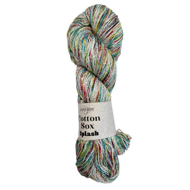 Cotton Sox Splash Yarn by Cascade Yarns