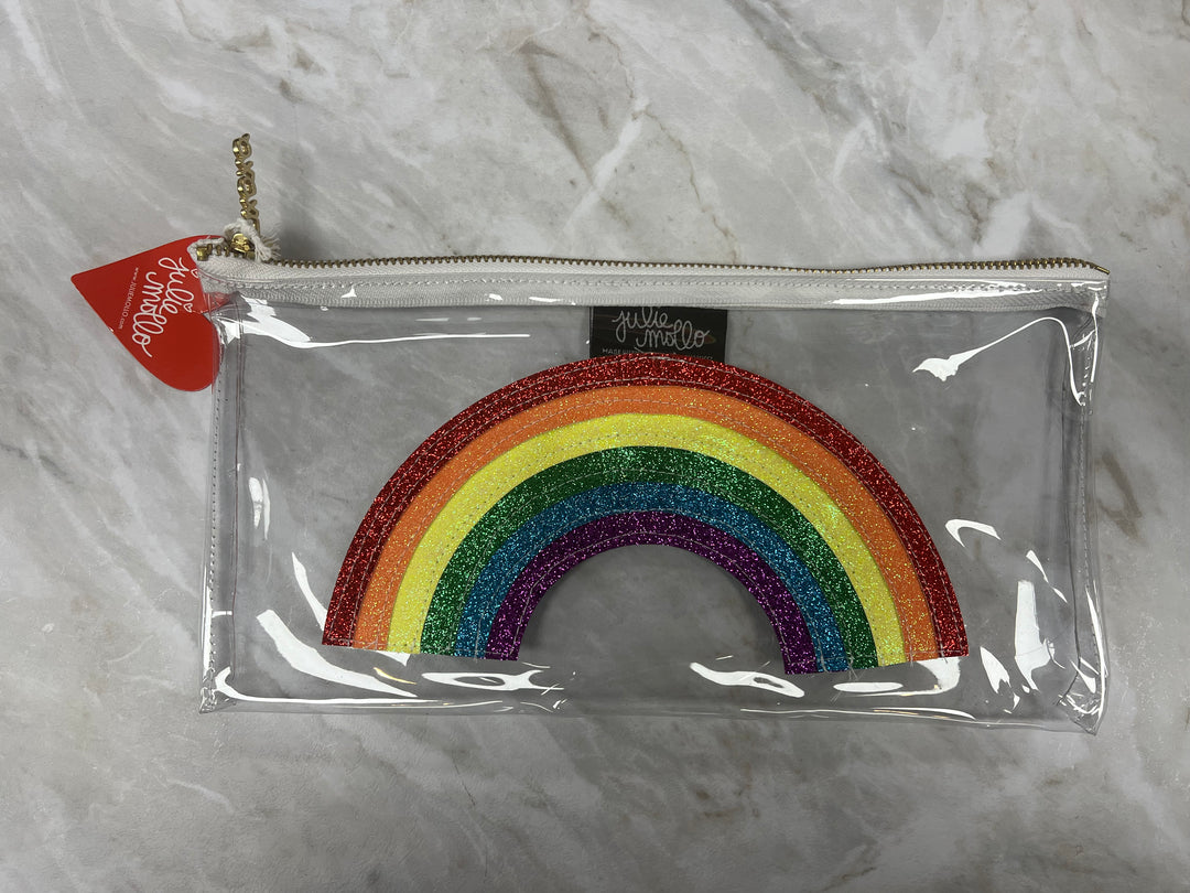 Clear Rainbow Midi Accessory Bag