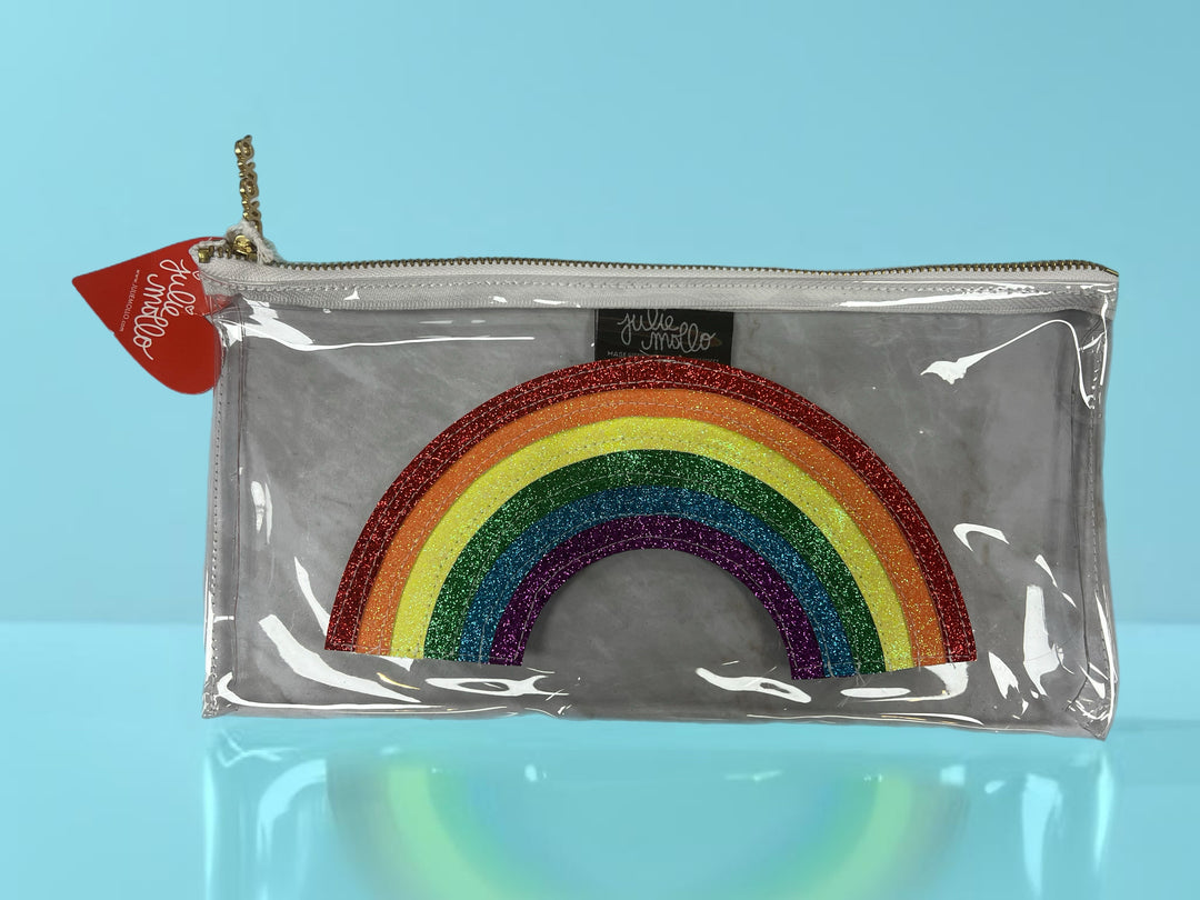 Clear Rainbow Pride Clutch Project Bag
