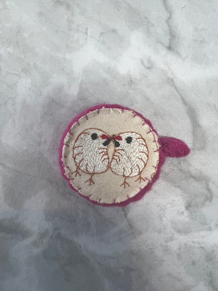 Wool Felt Measuring Tapes with Embroidery
