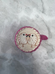 Wool Felt Measuring Tapes with Embroidery