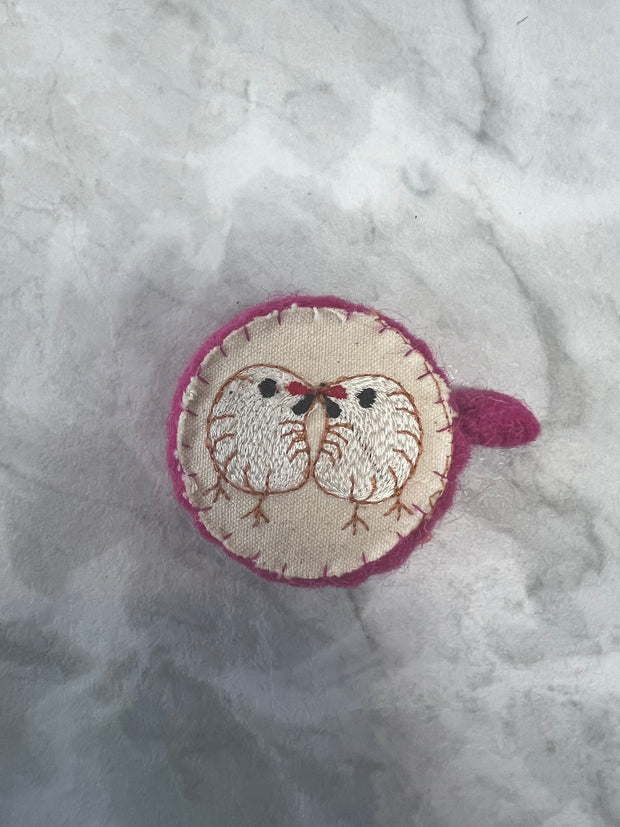 Wool Felt Measuring Tapes with Embroidery