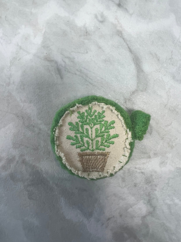 Wool Felt Measuring Tapes with Embroidery
