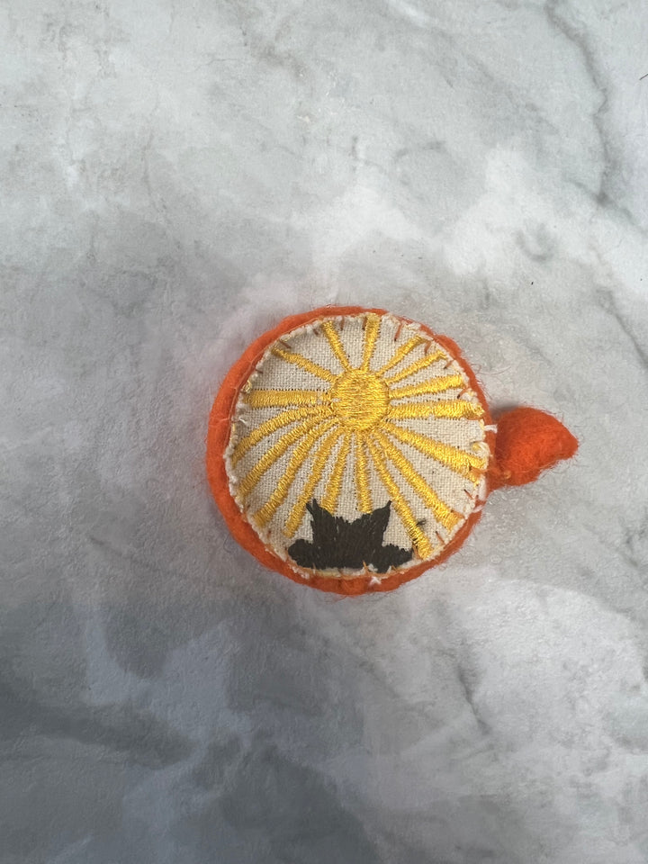 Wool Felt Measuring Tapes with Embroidery