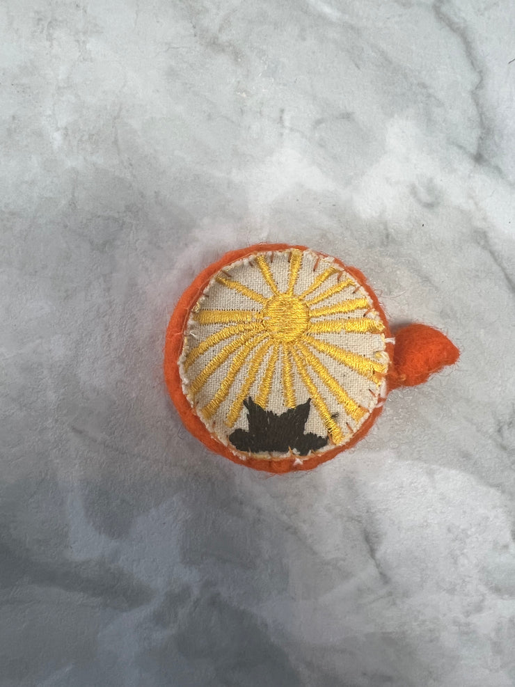 Wool Felt Measuring Tapes with Embroidery