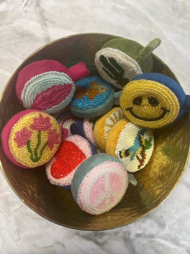 Velvet Tape Measures with Beading