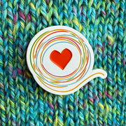 Icon Fiber Arts Enamel Pin