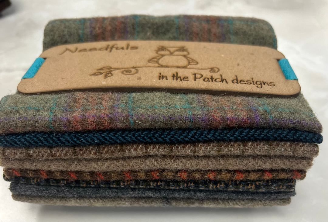 Needfuls - 8 Pieces of 6" x 13" Felted Wool by in the Patch designs