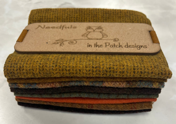 Needfuls - 8 Pieces of 6" x 13" Felted Wool by in the Patch designs