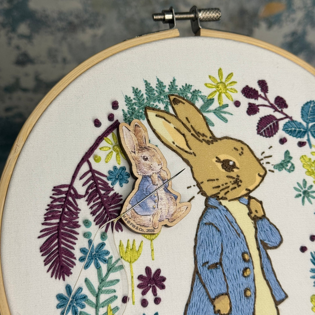Beatrix Potter - Peter Rabbit Wooden Needle Minder