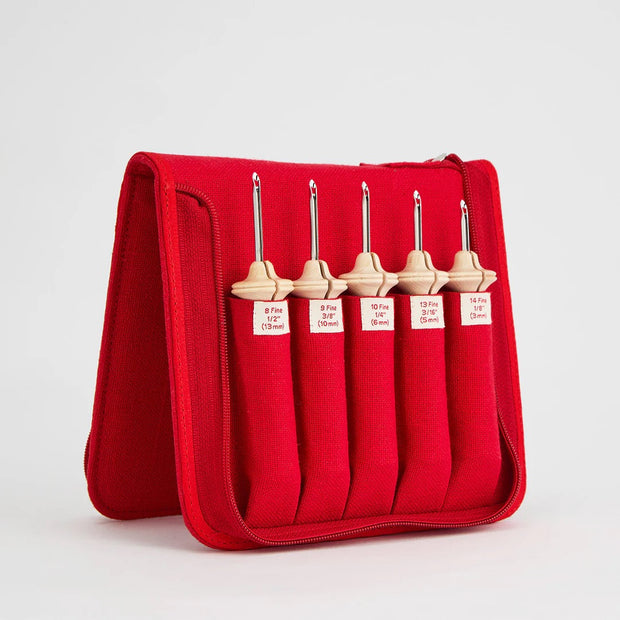 Oxford Punch Needle Set - Fine Point Natural Wood