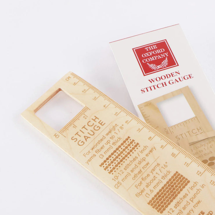 Oxford Wooden Stitch Gauge