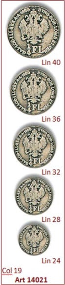 Metal Shank, Coin Design Button