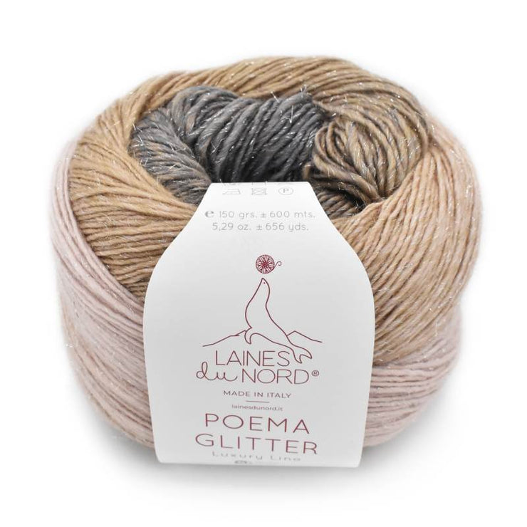 Poema Glitter Yarn by Laines du Nord