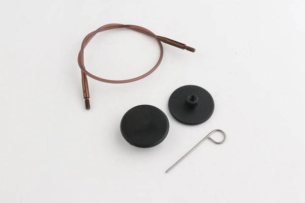 Brown Fixed Cables for KnitPro Interchangeable Tips