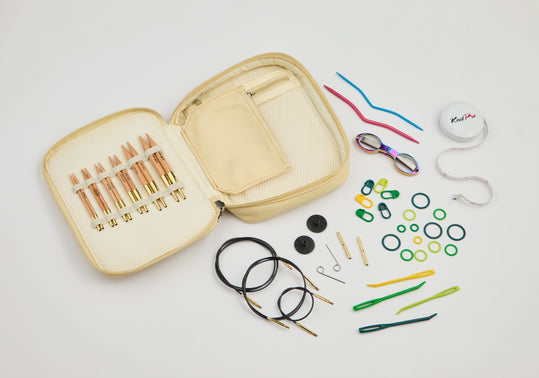 KnitPro Basix Beech 4 in. Special IC Beginner Set:  4 inch