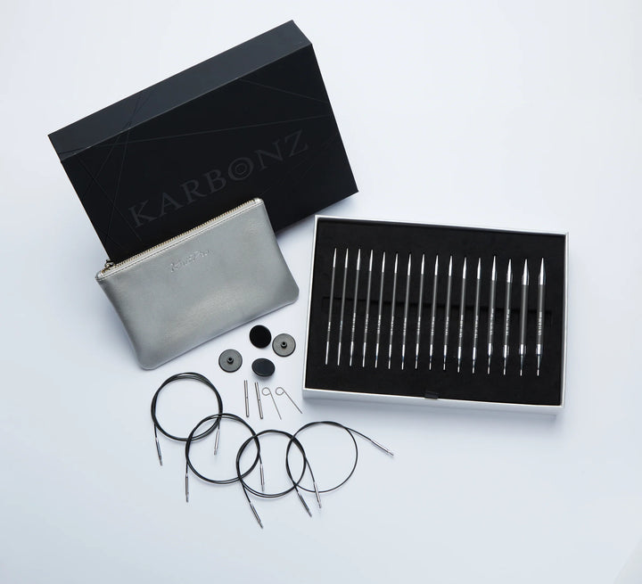 Karbonz Box of Joy Interchangeable Needle Set  - 13cm (5") KnitPro