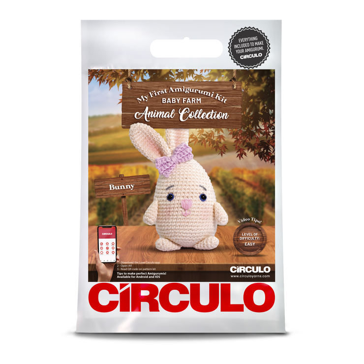 My First Amigurumi Kit Farm - Bunny by Circulo