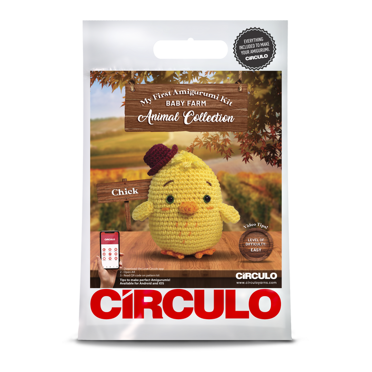 My First Amigurumi Kit Farm - Chick by Circulo