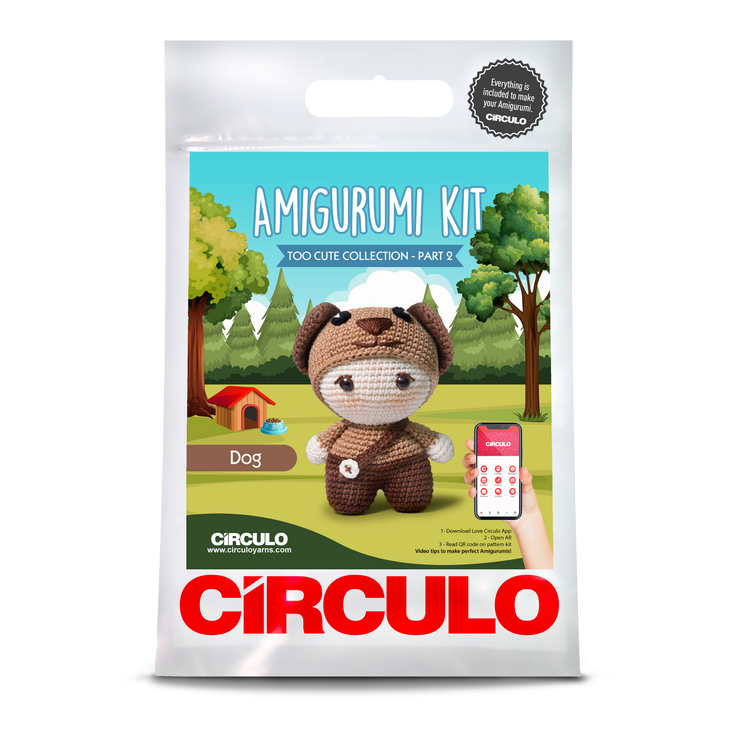 Amigurumi Kit Too Cute Collection 2 - Dog by Circulo