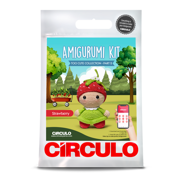 Amigurumi Kit Too Cute Collection 2 - Strawberry by Circulo