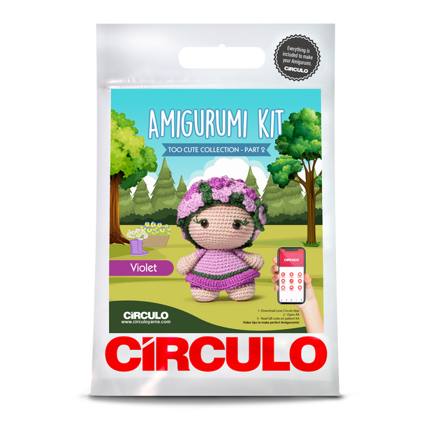 Amigurumi Kit Too Cute Collection 2 - Violet by Circulo