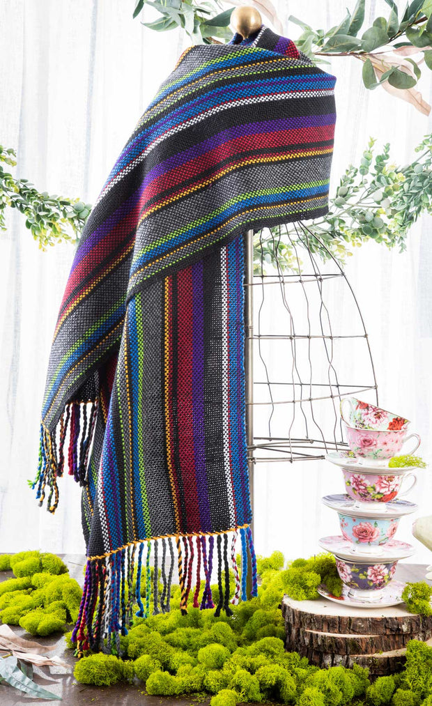 Pastel Rainbow Palindrome - Hand dyed variegated yarn -roygbiv