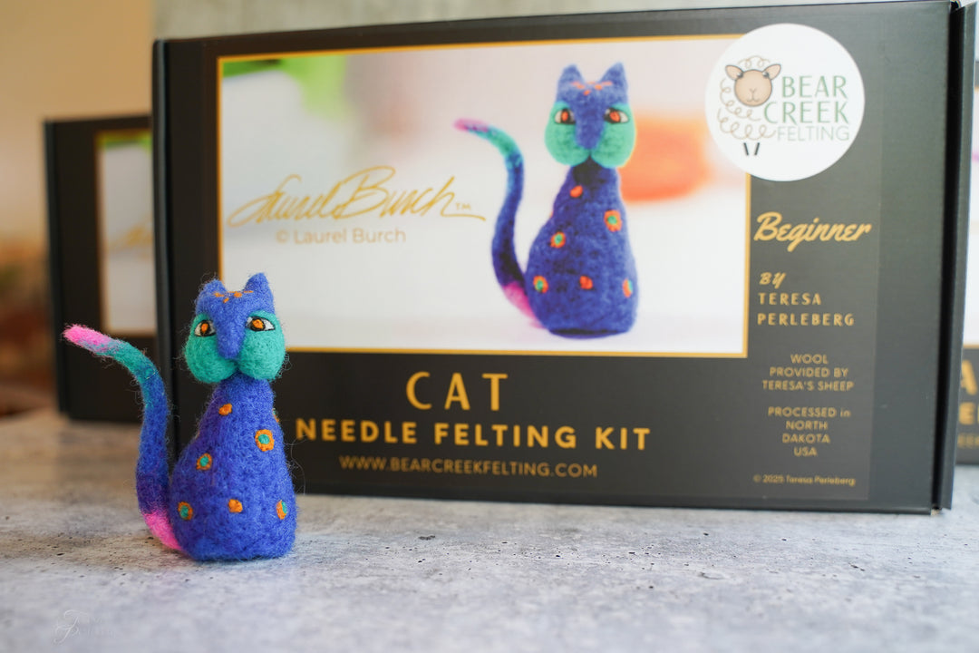Bear Creek Felting - Felting Kits - Laurel Burch Cat