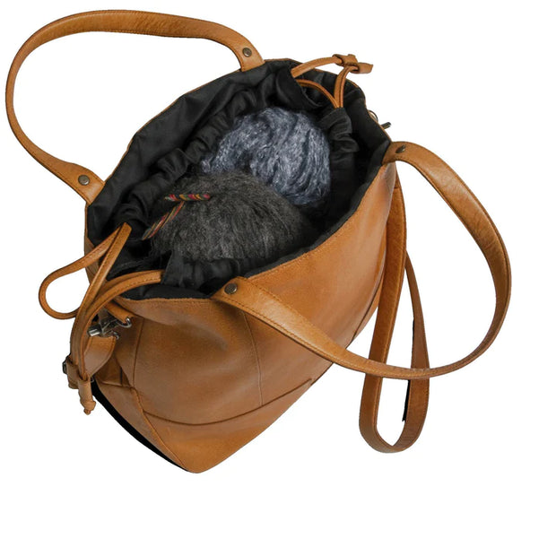 Lofoten Leather Project bag from Muud
