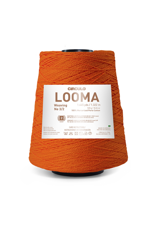 Looma 3/2 Mercerized Perle Cotton Weaving Yarn by Circulo