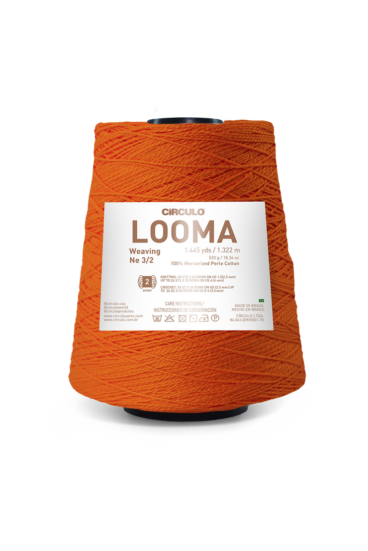 Looma 3/2 Mercerized Perle Cotton Weaving Yarn by Circulo