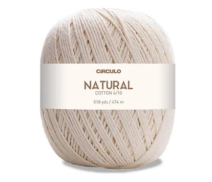 Natural Cotton 700g Yarn Ball - 4/10 - by Circulo