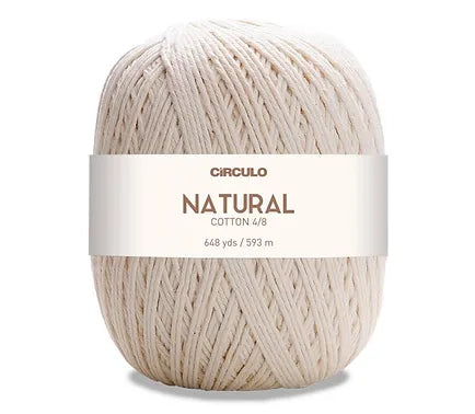 Natural Cotton 700g Yarn Ball - 4/8 - by Circulo