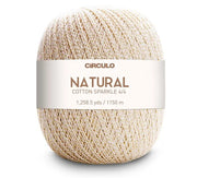 Natural Cotton Sparkle 700g Yarn Ball - 4/6 - by Circulo