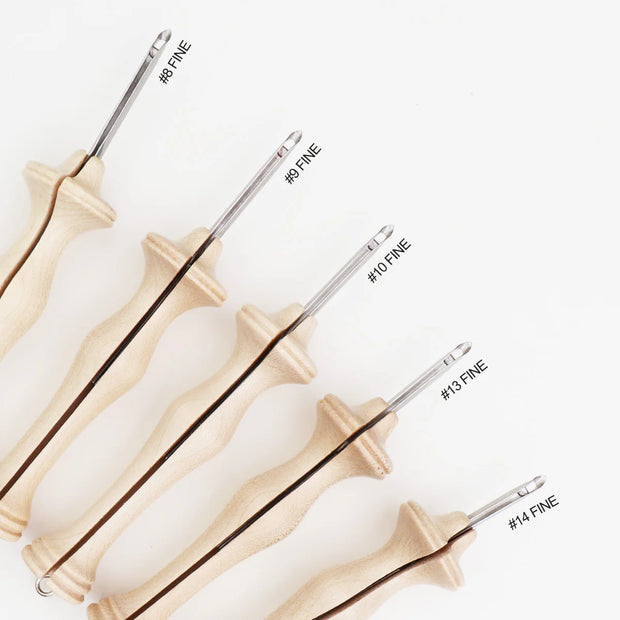 Natural Wood Oxford Punch Needle with Box