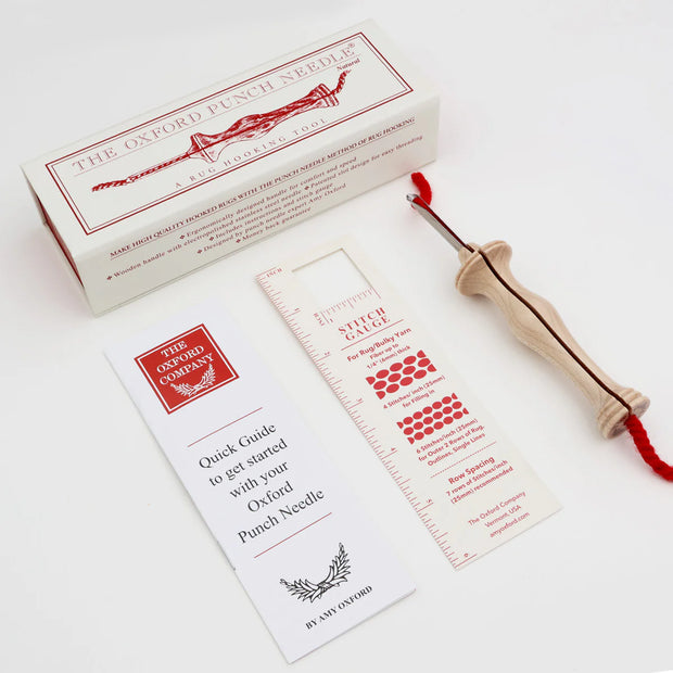 Natural Wood Oxford Punch Needle with Box