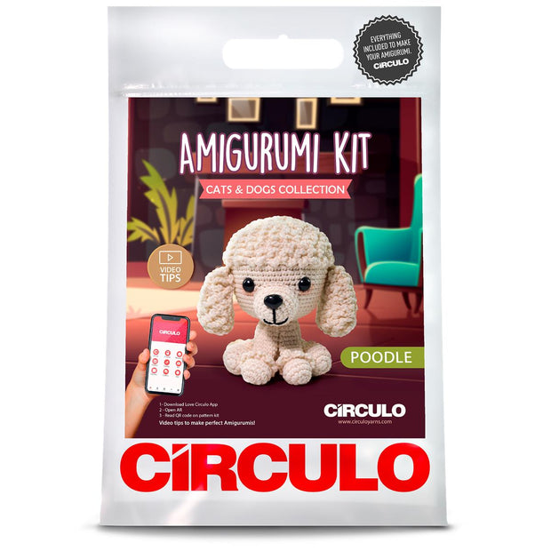 Amigurumi Kit Cats & Dogs Collection - Poodle by Circulo