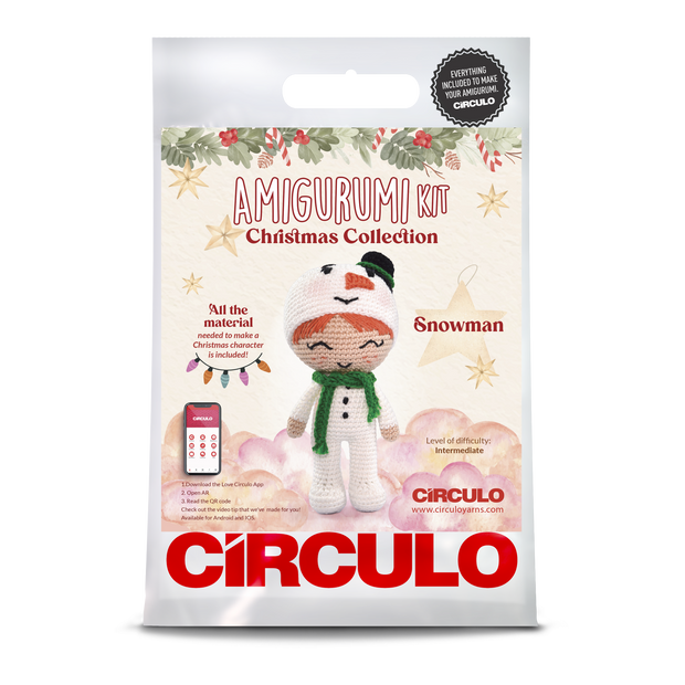 Snowman Amigurumi Kit 2023 Christmas Collection by Circulo